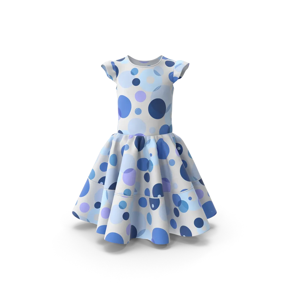 Blaues Kleid