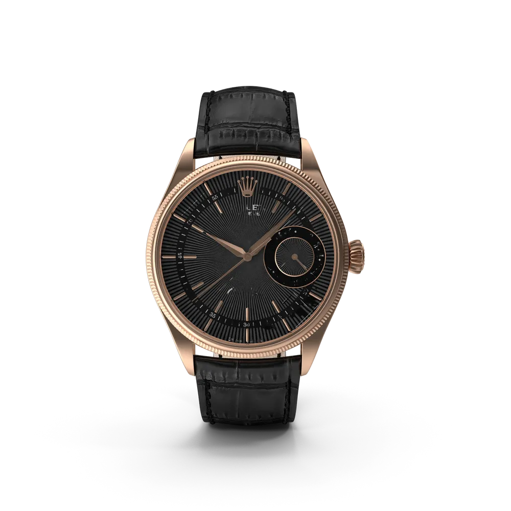 Rolex Cellini Date mit schwarzem Zifferblatt