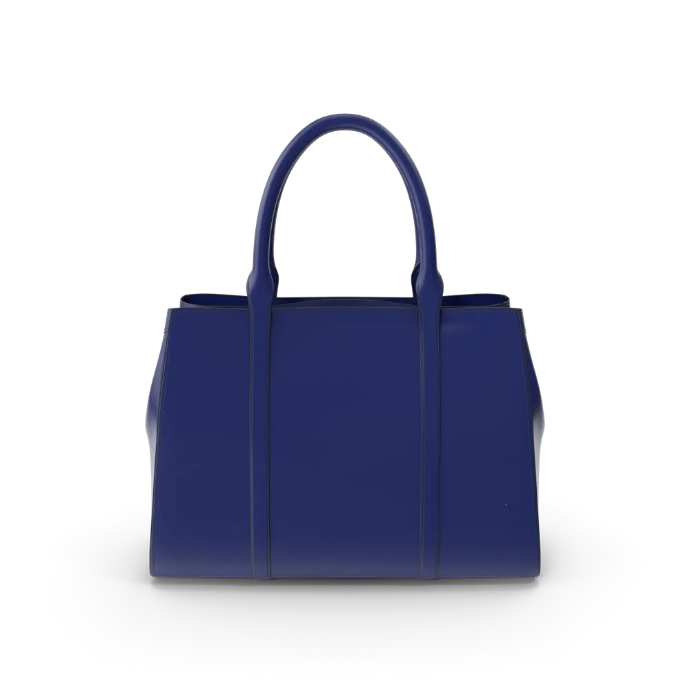 Blaue Damenhandtasche