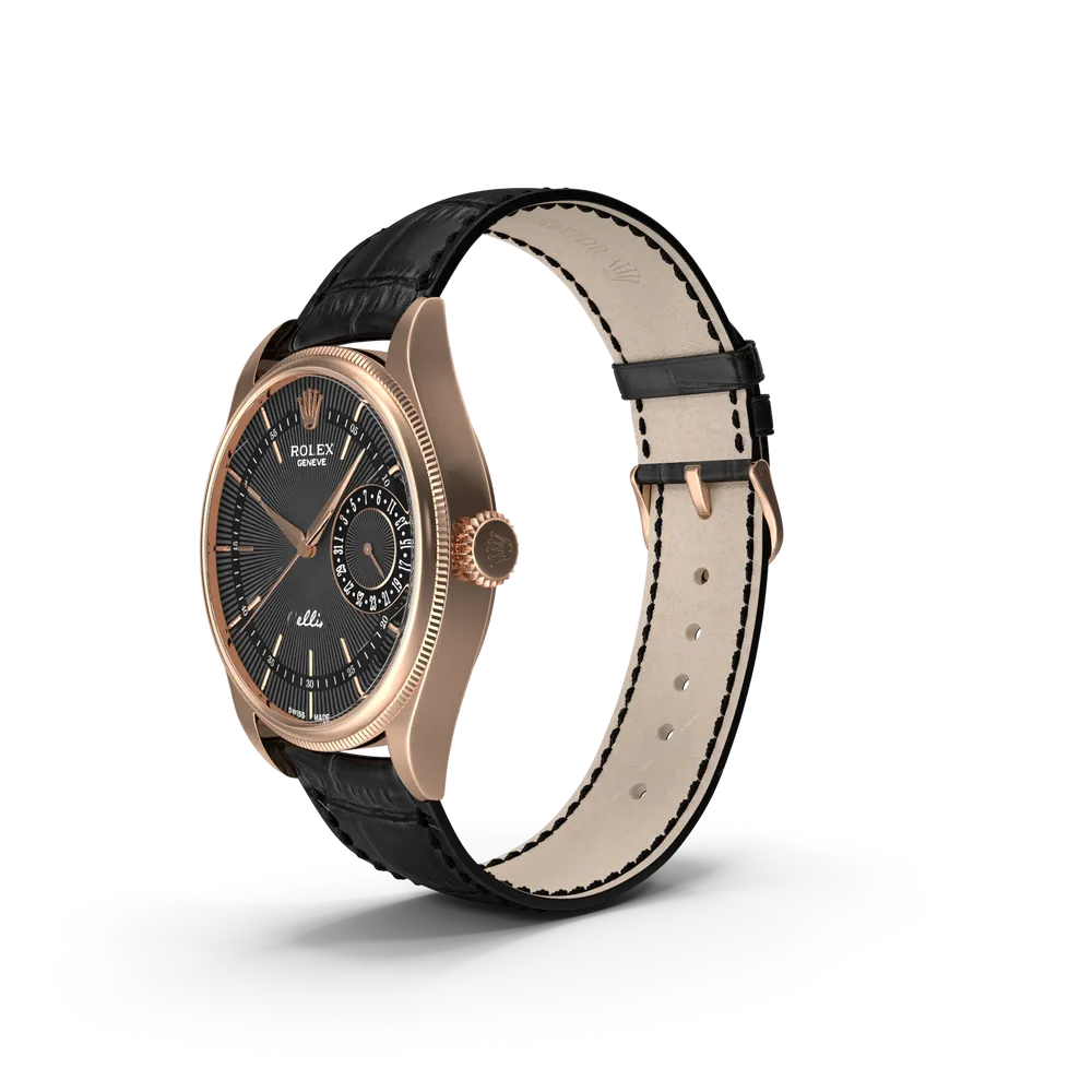Rolex Cellini Date mit schwarzem Zifferblatt