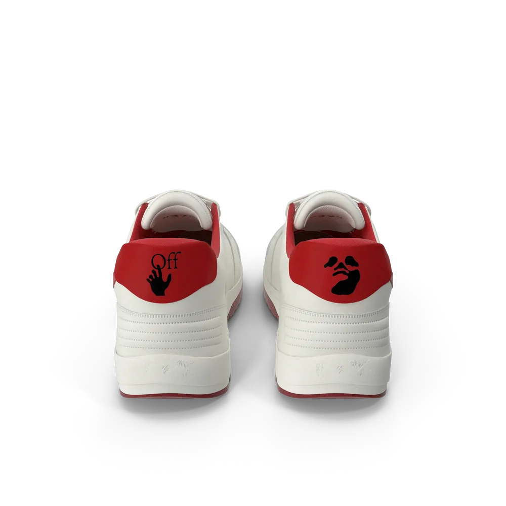 Sport-Sneaker Off-White & Rot