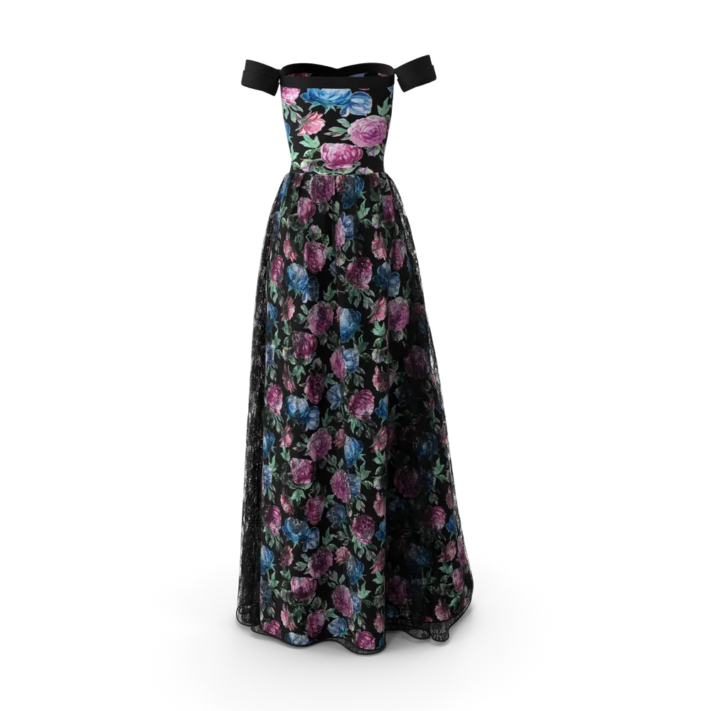 Black Women's Gown
