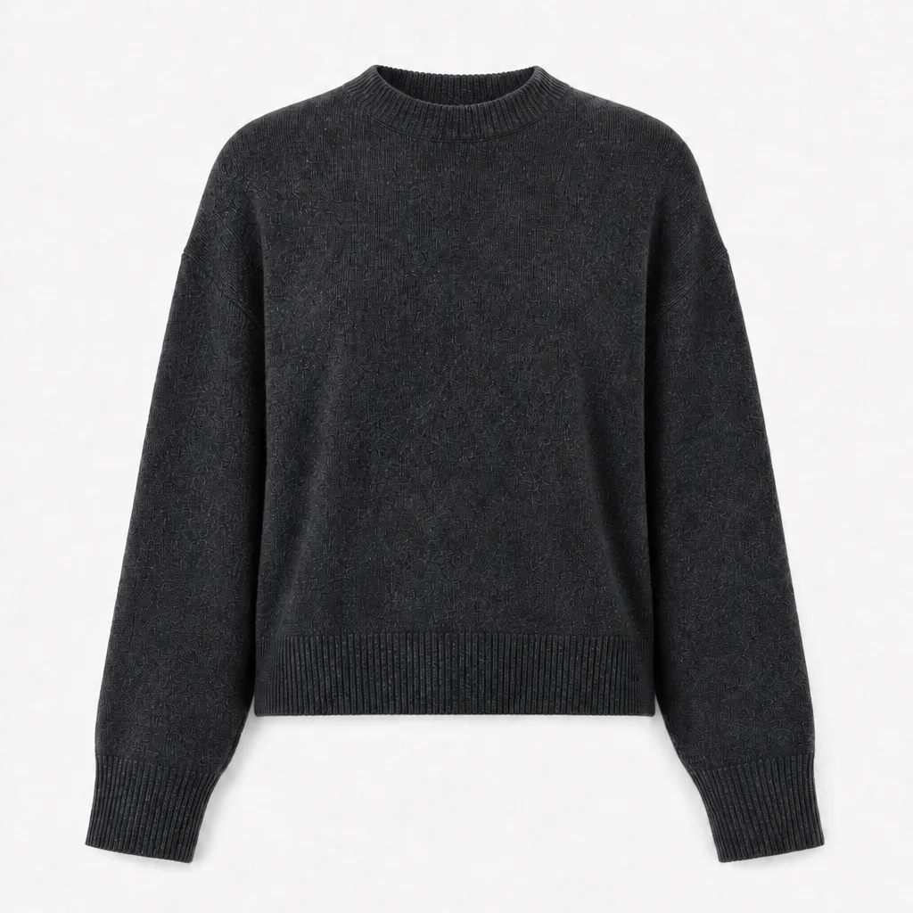 Anthracite Merino Wool Jumper