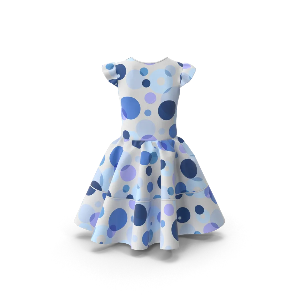 Blaues Kleid