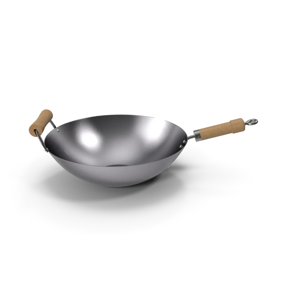 Wok aus Karbonstahl