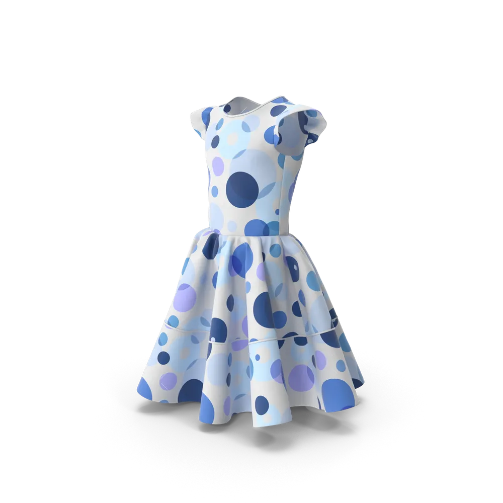 Blaues Kleid