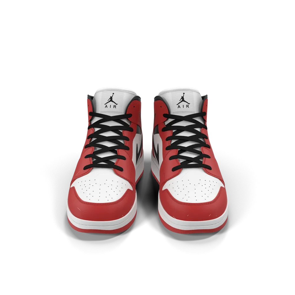 Nike Air Jordan 1 Rot und Schwarz